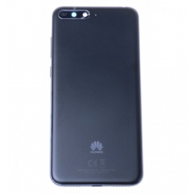 Huawei Y6 2018 πίσω κάλυμμα μπαταρίας (μαύρος) (μεταχειρισμένος grade C, γνησια)