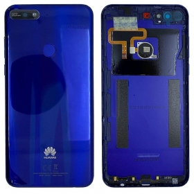 Huawei Y7 2018 πίσω κάλυμμα μπαταρίας (μπλε) (μεταχειρισμένος grade B, γνησια)