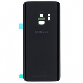 Samsung G960F Galaxy S9 πίσω κάλυμμα μπαταρίας μαύρος (Midnight Black) (μεταχειρισμένος grade A, γνησια)
