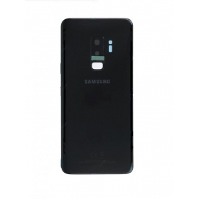 Samsung G965F Galaxy S9 Plus πίσω κάλυμμα μπαταρίας μαύρος (Midnight Black) (μεταχειρισμένος grade C, γνησια)