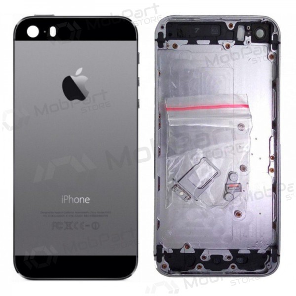 Apple iPhone 5S πίσω κάλυμμα μπαταρίας γκρί (space grey) (μεταχειρισμένος grade B, γνησια)