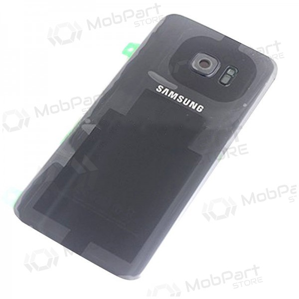 Samsung G935F Galaxy S7 Edge πίσω κάλυμμα μπαταρίας (μαύρος) (μεταχειρισμένος grade B, γνησια)