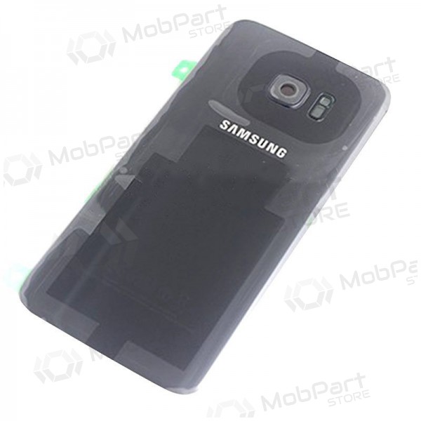 Samsung G935F Galaxy S7 Edge πίσω κάλυμμα μπαταρίας (μαύρος) (μεταχειρισμένος grade C, γνησια)