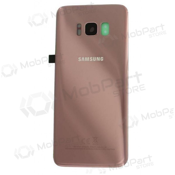 Samsung G950F Galaxy S8 πίσω κάλυμμα μπαταρίας ροζ (Rose Pink) (μεταχειρισμένος grade B, γνησια)