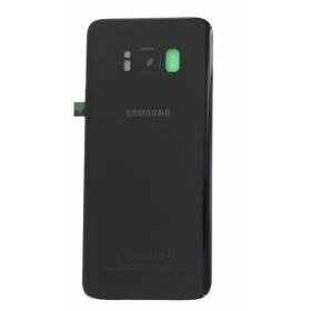 Samsung G950F Galaxy S8 πίσω κάλυμμα μπαταρίας μαύρος (Midnight black) (μεταχειρισμένος grade C, γνησια)