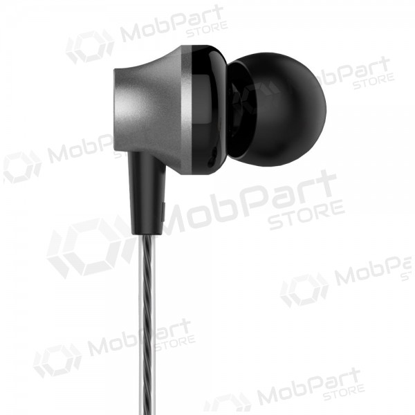Handsfree ακουστικα Devia Metal In-Ear 3,5mm (μαύρος)