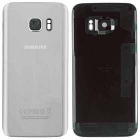 Πίσω κάλυμμα Samsung Galaxy S7 (ασημί) (γνήσιο)