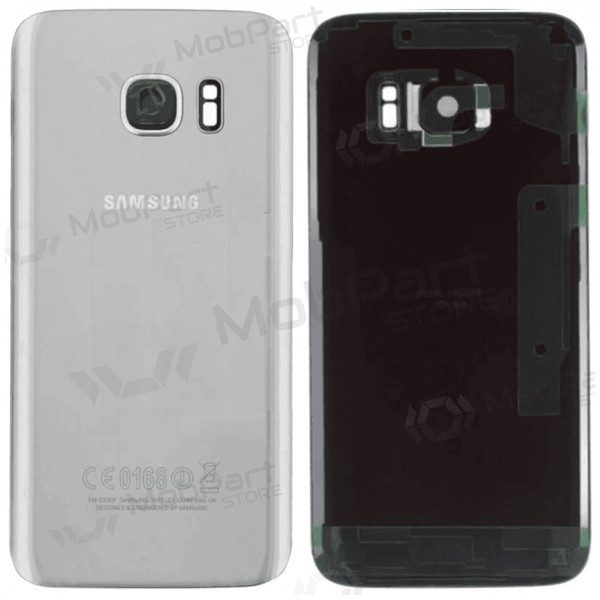 Πίσω κάλυμμα Samsung Galaxy S7 (ασημί) (γνήσιο)