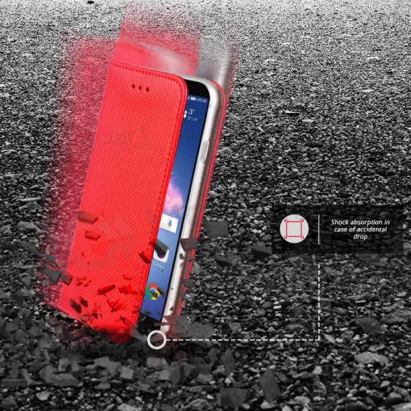 Θήκη Apple iPhone 12 / 12 Pro - Smart Magnet (κόκκινη)
