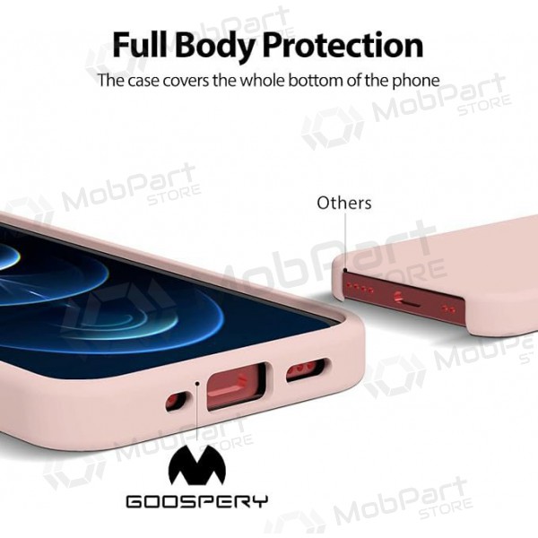 Θήκη Apple iPhone 16 Plus Mercury - Silicone Case (ροζ άμμου)
