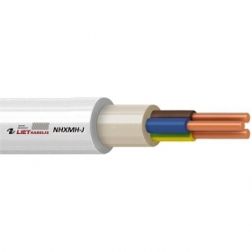 Καλώδιο ισχύος Lietkabelis NHXMH-J 3x1.5 mm² χάλκινο XLPE CPR Cca μονόκλωνο