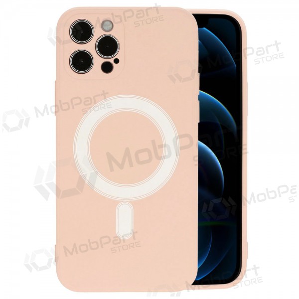 Θήκη Apple iPhone 12 - MagSilicone (μπεζ)