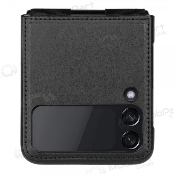 Θήκη Samsung Galaxy Z Flip4 - Nillkin Leather (μαύρο)