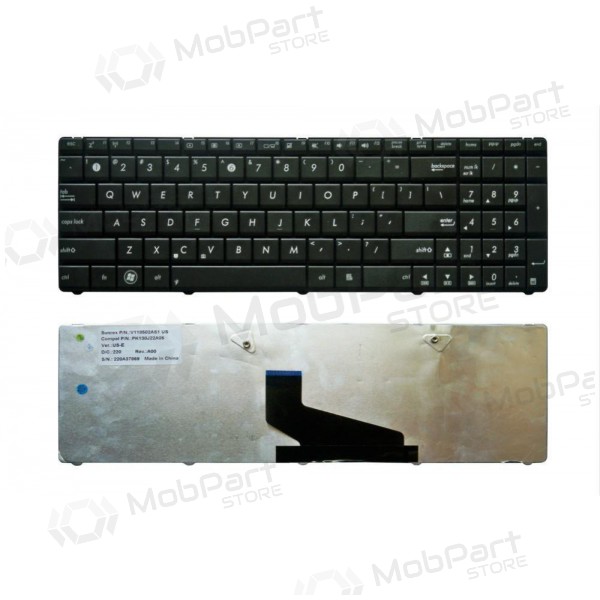 ASUS: K53U, K53B, K53T, K53, K53E πληκτρολόγιο