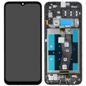 Samsung Galaxy A14 οθόνη (μαύρη) (με πλαίσιο) (γνήσια)