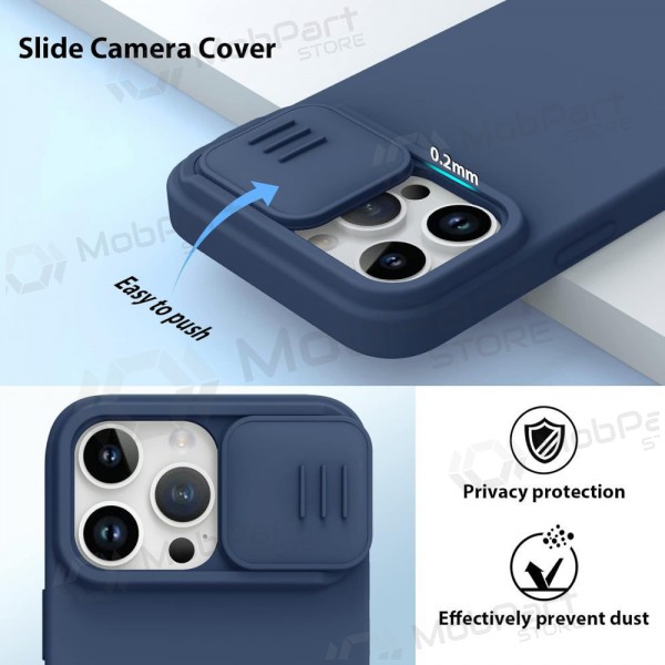 Θήκη Apple iPhone 14 - Nillkin Silicone (σκούρο μπλε)