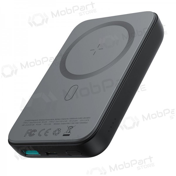 Εξωτερική μπαταρία Power Bank Joyroom JR-W020 20W Magnetic Wireless 10000mAh μαύρος
