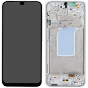 Samsung Galaxy A26 5G οθόνη (άσπρο) (με πλαίσιο) (γνησια)