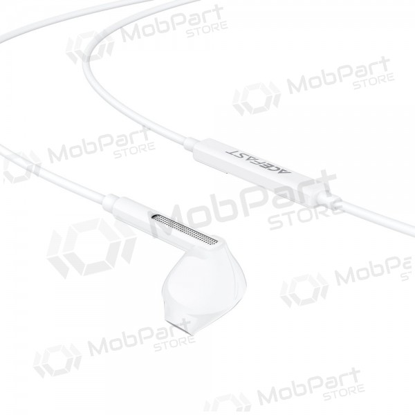 Ακουστικά USB-C Acefast L13 λευκά