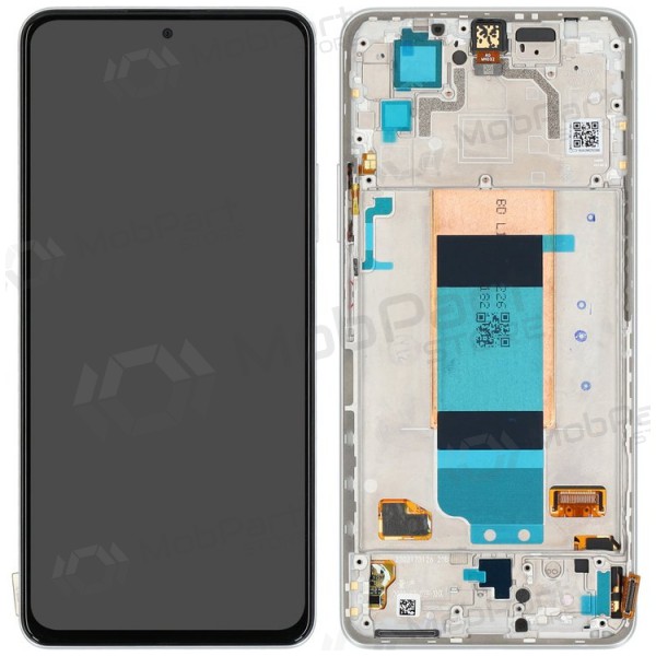 Xiaomi Poco F4 5G οθόνη (ασήμι) (με πλαίσιο) (γνησια)