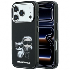 Θήκη Apple iPhone 18 Pro - Karl Lagerfeld PU Semi Wrap Smooth Sketch Bodies MagSafe