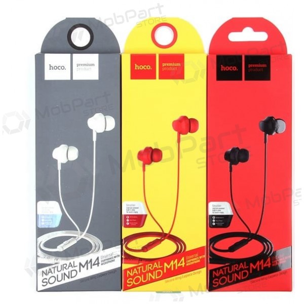 Handsfree ακουστικα HOCO M14 3,5mm (άσπρο)