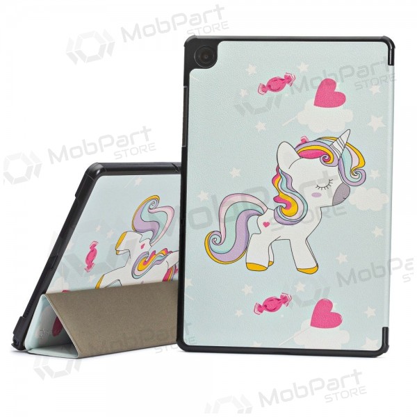Θήκη Samsung Galaxy Tab A9+, Tab A11+ - Smart Leather (unicorn)