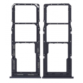 Samsung Galaxy A125 A12 / A127 A12S Υποδοχή κάρτας SIM (μαύρος) (service pack) (γνησια)