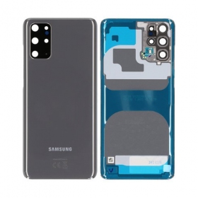 Samsung G985 / G986 Galaxy S20 Plus πίσω κάλυμμα μπαταρίας γκρί (Cosmic Grey) (μεταχειρισμένος grade C, γνησια)