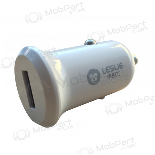 Φορτιστής automobilinis Leslie C50 USB 5A (άσπρο)
