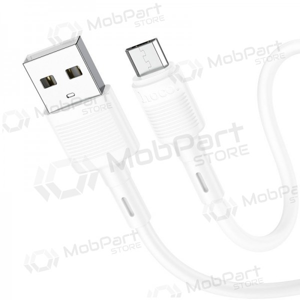 Καλώδιο Micro USB Hoco X83 USB-A σε Micro USB 1 m λευκό