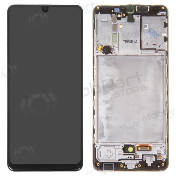 Οθόνη Samsung Galaxy A31 Μαύρη με Πλαίσιο (Γνήσια)