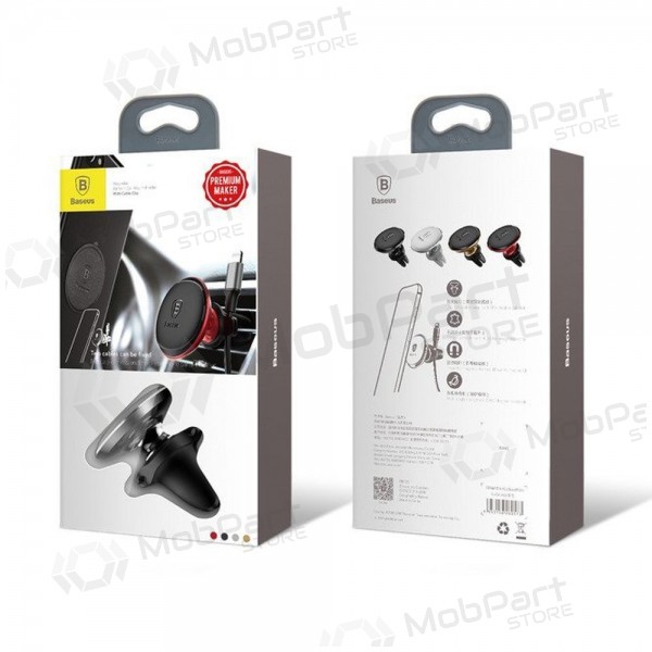 Μαγνητική βάση αυτοκινήτου Baseus Magnetic Air Vent With Cable Clip για σχάρα εξαερισμού