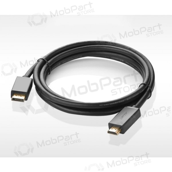 Καλώδιο Ugreen DP101 DisplayPort to HDMI 2.0m μαύρος