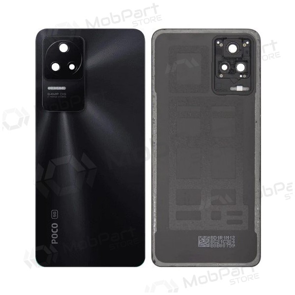 Xiaomi Poco F4 πίσω κάλυμμα μπαταρίας (μαύρος) (γνησια) (service pack)