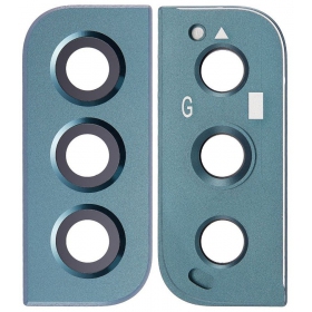 Samsung Galaxy S22 τζαμάκι κάμερας (πράσινος) (με πλαίσιο)