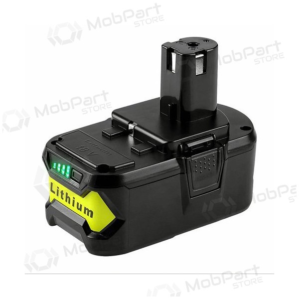 Μπαταρία Ryobi ONE+ RB18L60 / P108 για εργαλεία 18V 6Ah Li-ion με ένδειξη φόρτισης (αντικατάσταση)