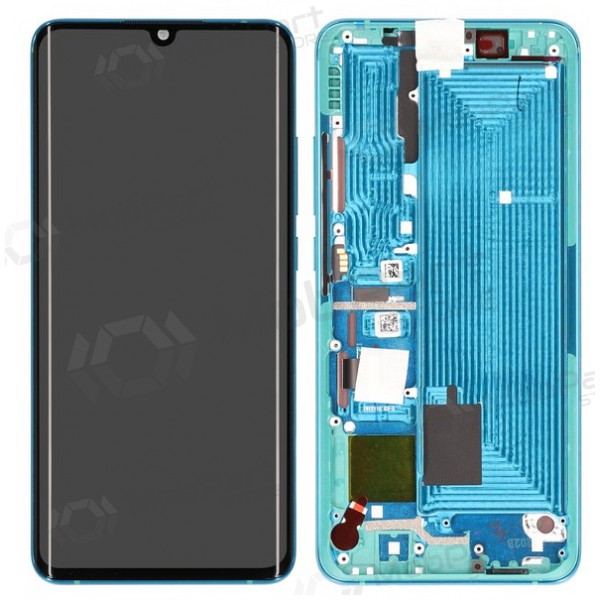 Xiaomi Mi Note 10 / Mi Note 10 Pro / Mi Note 10 Lite οθόνη (πράσινος) (με πλαίσιο) (service pack) (γνησια)