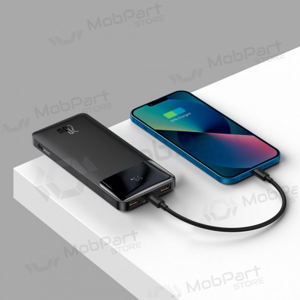 Εξωτερική μπαταρία Power Bank Baseus Bipow 20W 10000mAh + MicroUSB 0.25m μαύρος PPBD050301