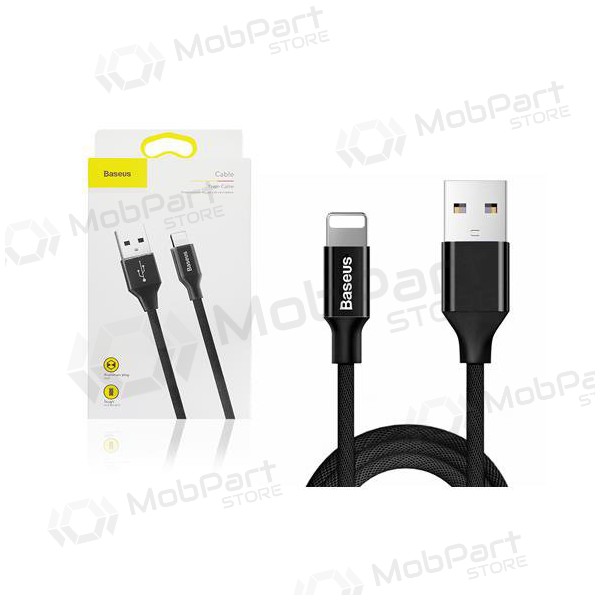USB καλώδιο Baseus Yiven USB Lightning 1.8m (μαύρος) CALYW-A01