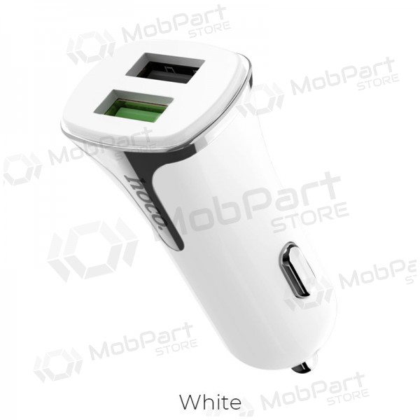 Φορτιστής automobilinis Hoco Z31 Quick Charge 3.0 (3.4A) x 2 USB (άσπρο)