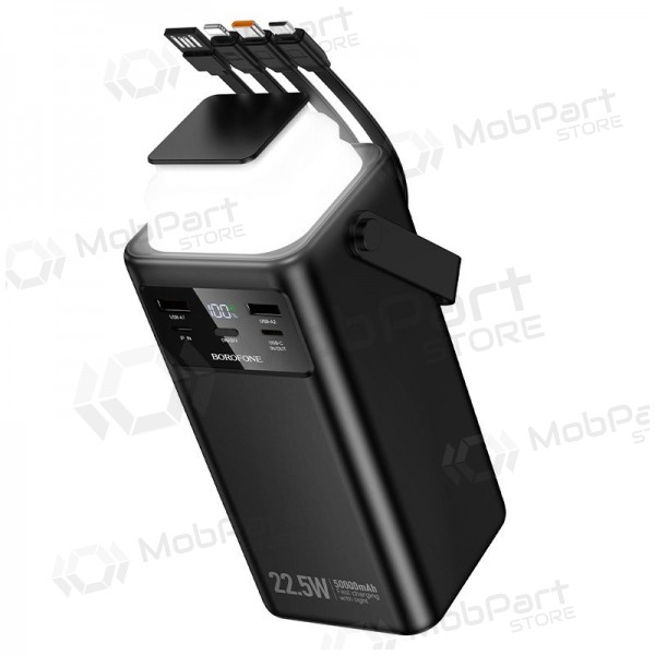 Εξωτερική μπαταρία Power Bank Borofone BJ65A 22.5W 50000mAh μαύρος
