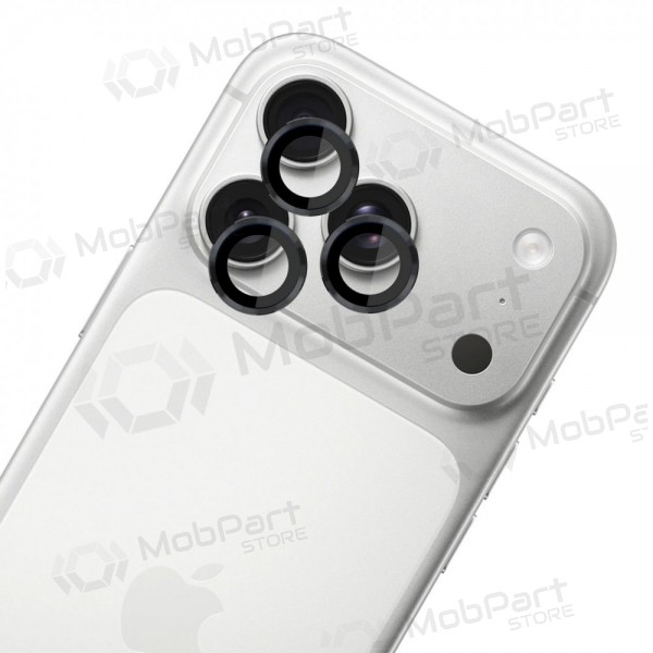 Apple iPhone 18 Pro, 18 Pro Max προστατευτικό σκληρυμένο γυαλί κάμερας - 3MK Lens Pro (μαύρο)