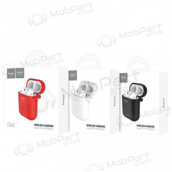 Ασύρματος φορτιστής HOCO CW22 Airpods (το κόκκινο)