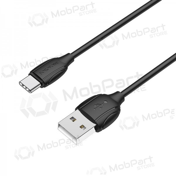 USB καλώδιο Borofone BX19 USB-A to USB-C 1.0m μαύρος