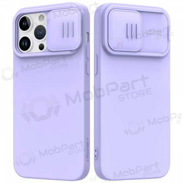 Θήκη Apple iPhone 14 - Nillkin Silicone (ανοιχτό μοβ)