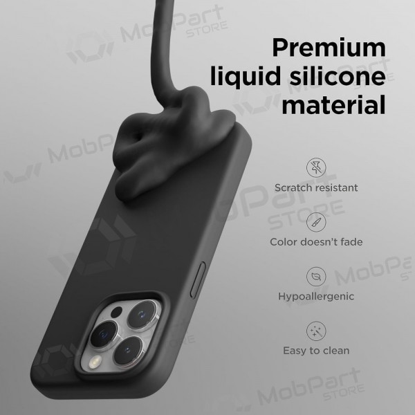Θήκη Apple iPhone 16 Pro - Mag Silicone Case (σκούρο μοβ)