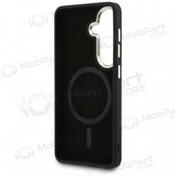 Θήκη Samsung Galaxy S26 - Guess PU Leather 4G Gold Frame Magnetic (καφέ)