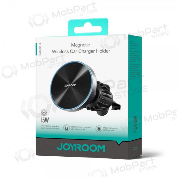 Automobilinis laikiklis-φορτιστής Joyroom JR-ZS240 Pro MagSafe 15W μαύρος