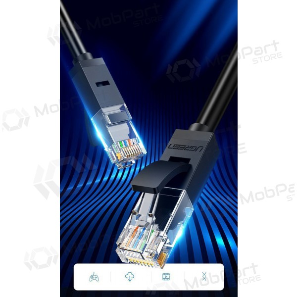 Καλώδιο Ugreen RJ45 Cat 6 UTP 1000Mbps 2.0m (μαύρος)
